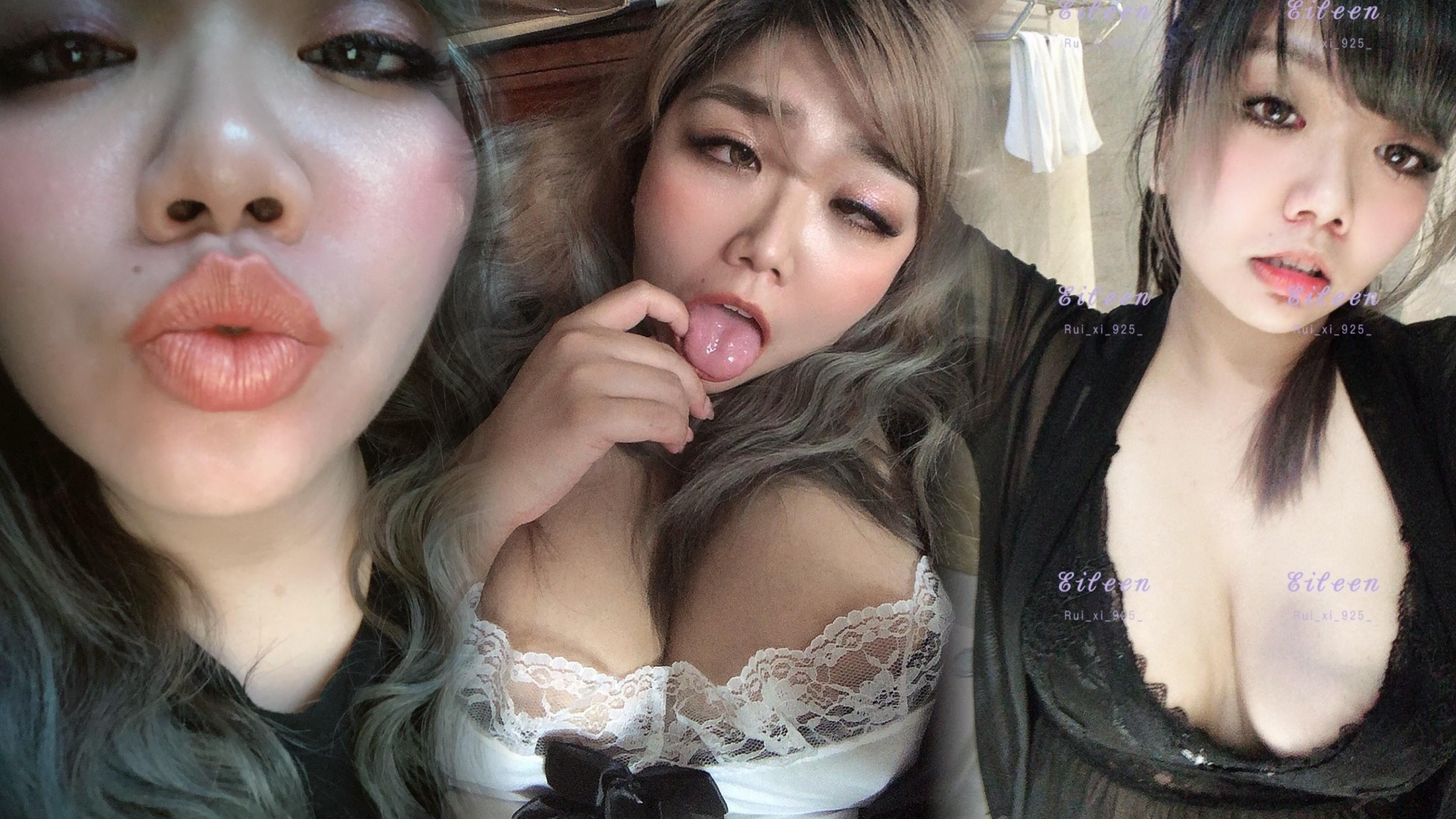 areireihoney : 本來只是兩人互磨豆腐而已.....沒想到調皮的閨蜜居然偷偷找來YT好友一起玩......突然間搞得好刺激！居然還要無套我們！？我堅持戴套...但卻在太爽之虞被忽然拔套繼續抽插了啦！中途口爆了我滿嘴😳😳最後居然還內射閨蜜..............
