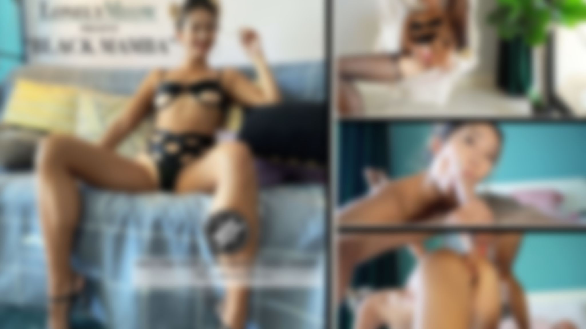  : LonelyMeow: 黑曼巴蛇系列完整版 Mia in "Black Mamba" full uncut movie
