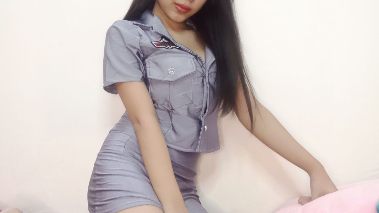 cimut : flight attendant cosplay 😍❤❤