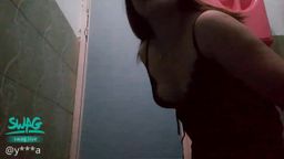y***a : when i was about to take shower and suddenly someone knocked on the door,i was shocked when i saw that she was naked and i felt horny
