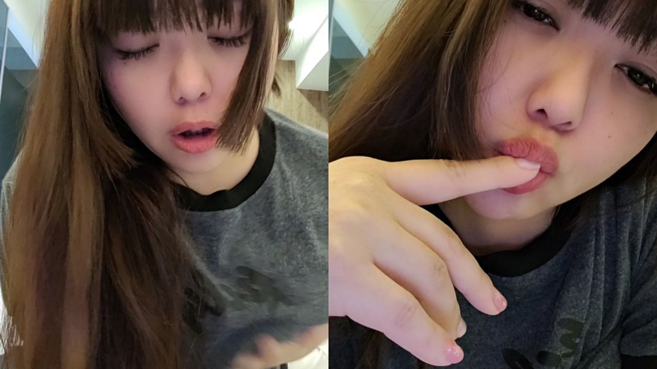 c*******i : 一早起床熙熙就開始想被肉棒幹了。
可惜一個人
只能一邊淫語挑逗哥哥
一邊玩弄美乳和小肉穴
來誘惑哥哥
最後脫光揉穴
一副想被幹壞的騷浪樣
哥哥還不手刀解鎖？