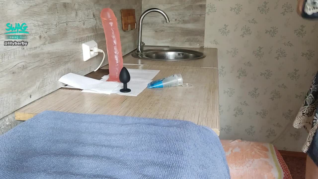 lilybarby : I work out my tight ass first with a butt plug and then with a huge dildo. His excited penis fits easily into the stretched hole. I cum from anal sex and get a hot creampie in my ass. Cum leaks out of me.