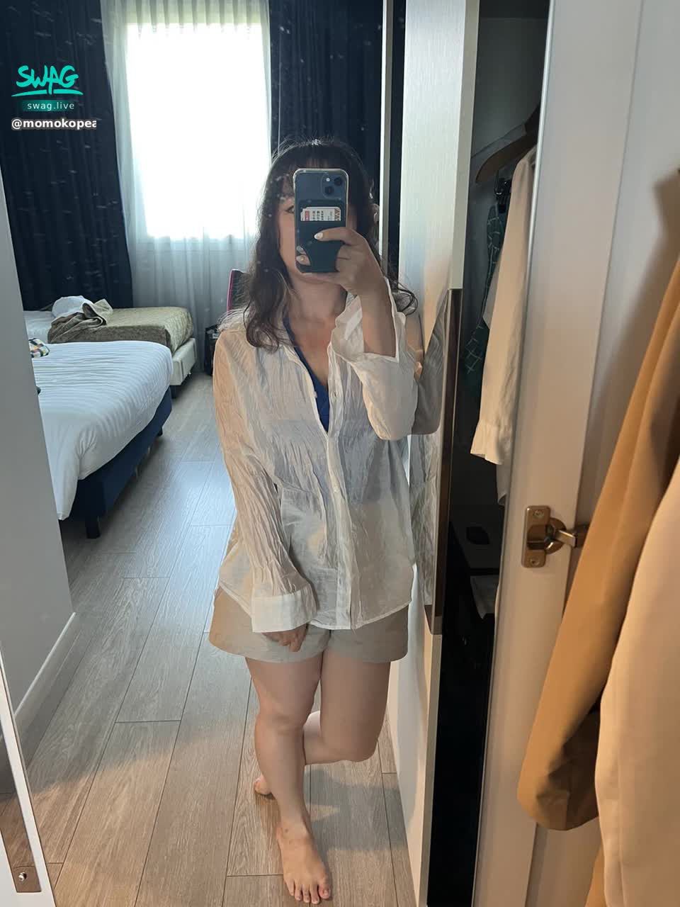 momokopeach : 哥哥喜歡這樣的桃桃嗎？
