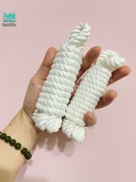 _matcha_ : 剛剛看著粽子 突發奇想 如果也把自己綁成粽子的話會怎麼樣呢?😳😈😝 有沒有人很會綁粽子的?或是童子軍?畢竟我能找到的就是這個白色童軍繩了🤣今晚 5/30(五)10:30 來教我一下😎